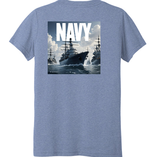 BLUE TRIBLEND - BACK